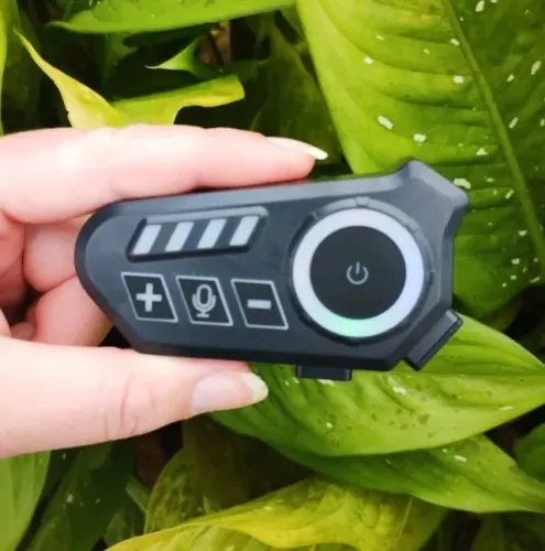 Fone para Capacete Moto Com Microfone GPS e Chamadas