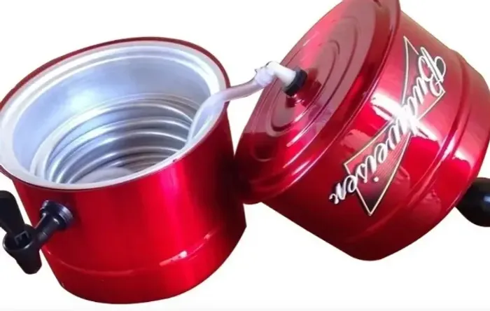Chopeira 5,2 L Cerveja Gelada Budweiser Torneira Italiana