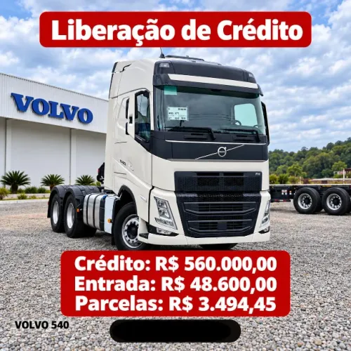 Volvo Fh 540 - Bug Pesado - 14 Marchas - Fh540 6x4t - Com Redução Nos Cubos