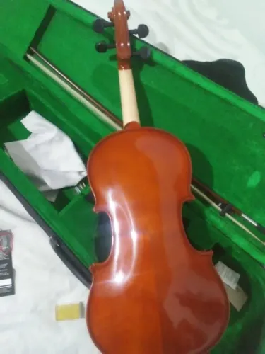  Violino 4/4 Iniciante Maciço Harmonics Upgraded