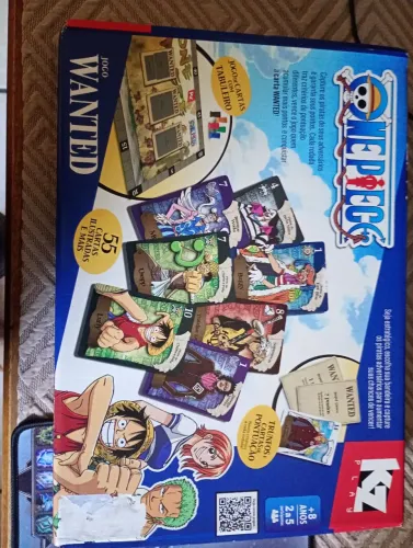 Jogo de tabuleiro do anime one piece , lacrado nunca foi usado 