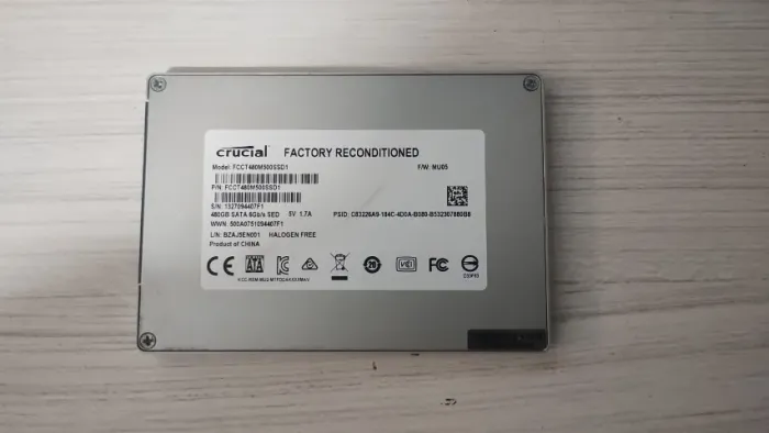 SSD Crucial 480GB HD