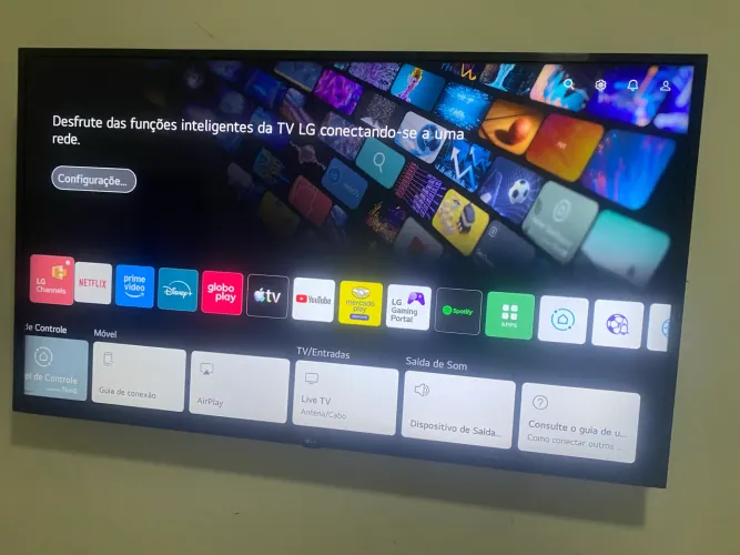 Tv led 43 polegadas LG 4k Bhuetooth entrega local 