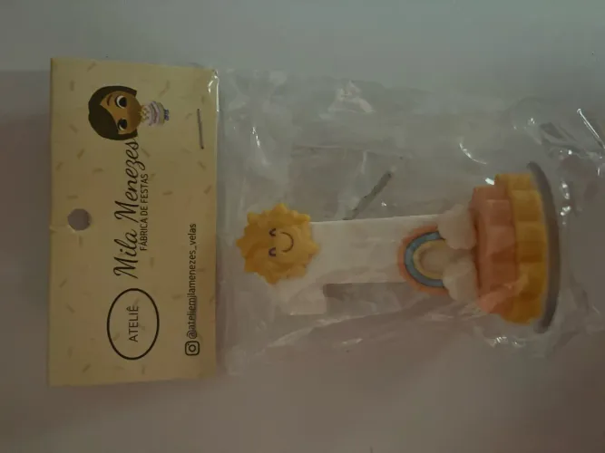Vela 1 ano Temática Minha primeira volta ao sol