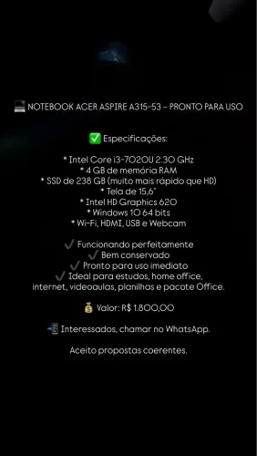 Notebook acer