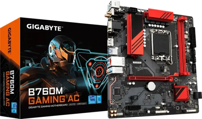 Placa Mãe Gigabyte B760M GAMING AC DDR5 WiFi