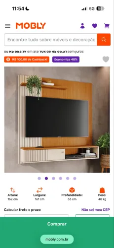 PAINEL PARA TV ATÉ 55 POLEGADAS