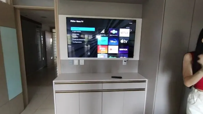 Instalação de TV na parede em Teresina e região.