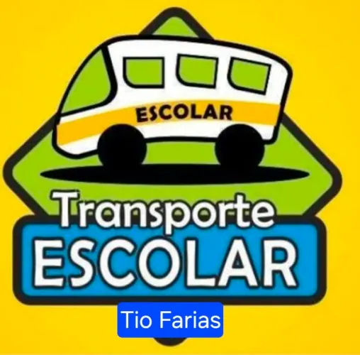 Transporte escolar com o Tio Farias