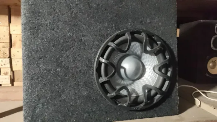 Caixa com Sub 12" Bravox Bobina Dupla