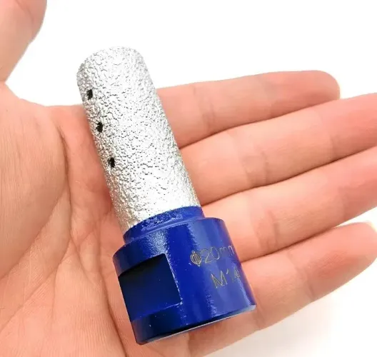 Escariador Fresa diamantada broca 20 mm p/ pedra e granito
