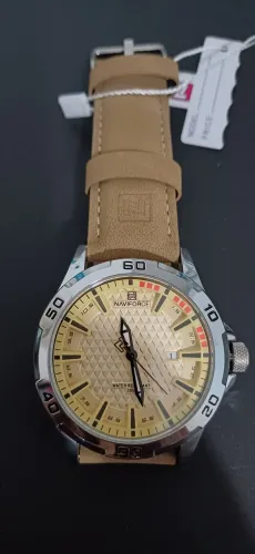 Relógio pulseira de couro - Naviforce