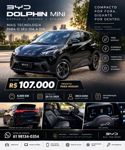 BYD Dolphin Mini (Elétrico) 2025