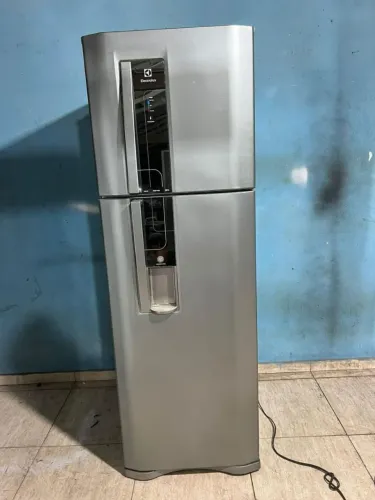 Geladeira Electrolux inox, 90 dias de garantia entrega grátis