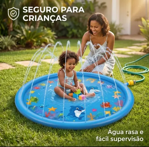 Piscina tapete inflável 1 metro