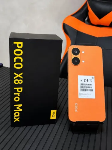 Poco X8 Pro Max 512GB Laranja Global Novo Bateria 8500 Mah Garantia Loja Fisica 