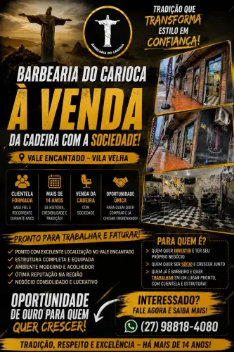BARBEARIA A VENDA ( SOCIEDADE )