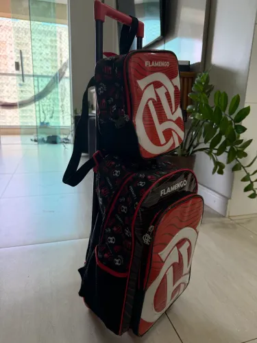 Mochila escolar do Flamengo Bagaggio