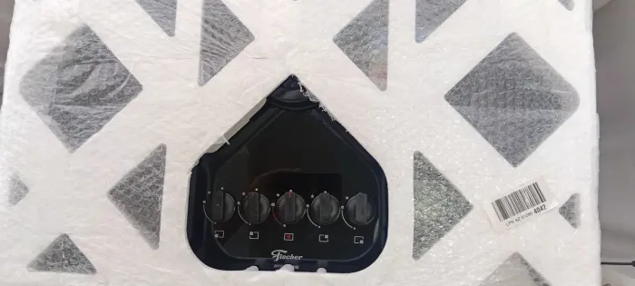 Cooktop Fischer 5 Bocas Fit Line Mesa de Vidro Preto Bivolt (Novo na Caixa)