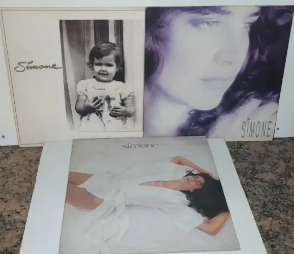 3 Lp´s Da Simone - Sou Eu,Uma Nova Mulher,Raio De Luz,Em Muito Bom Estado,Com Os Encartes