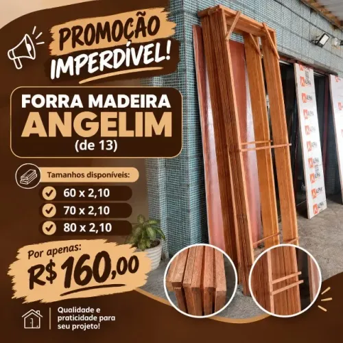 PROMOÇÃO IMPERDIVEL: FORRA MADEIRA ANGELIM