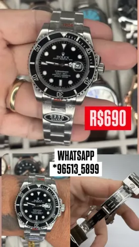 Relógio Rolex Submariner Automático Classe Premium AAA+