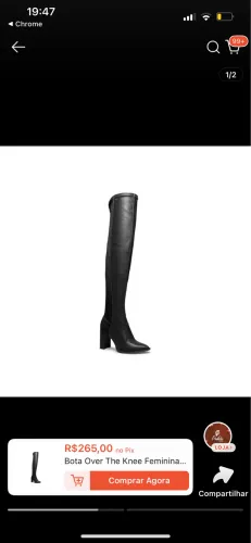 BOTA MISSISSIPI CANO LONGO SALTO ALTO TAM 40