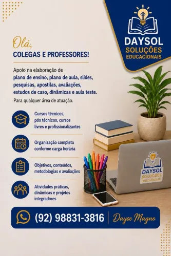 Serviços Educacionais - Currículos, Planos de Aula, Slides e Documentos.