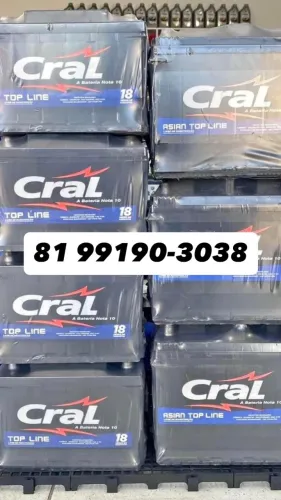 Bateria de carro cral prime 60ah 24 meses de garantia