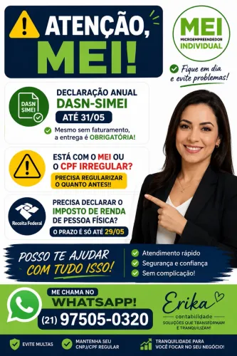 Regularizo CPF e MEI! Declaro IRPF! 