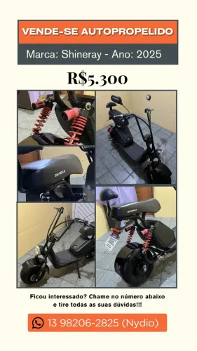 Scooter elétrica PT2 X - Shineray 