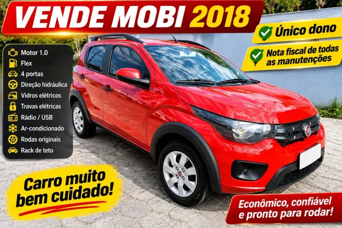 Fiat Mobi WAY 1.0 Fire Flex 5P. 2018