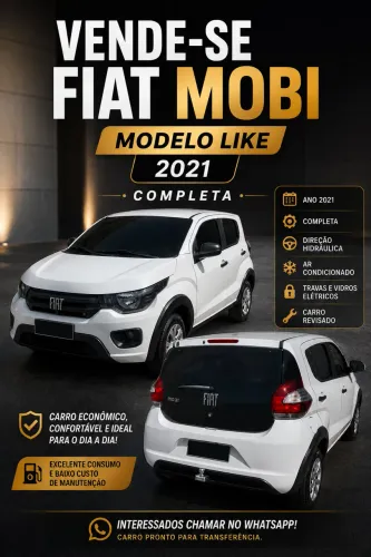 Fiat Mobi Like 1.0 Fire Flex 5P. 2021