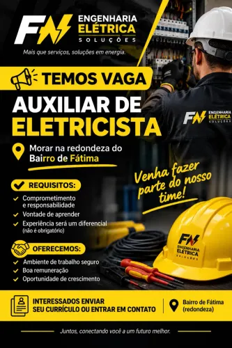 Vaga de Aux eletricista