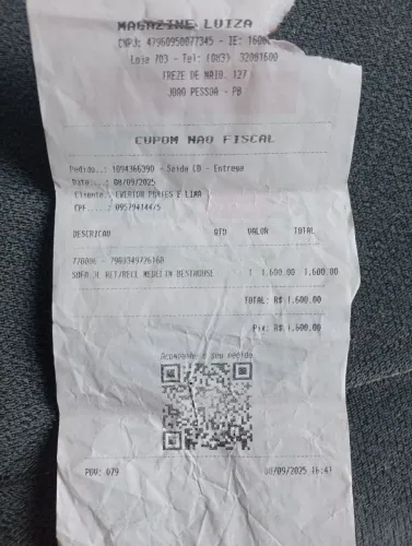 Sofá retrátil 3 lugares