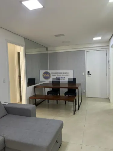 Apartamento mobiliado em Alphaville Centro 1dort 1 vaga pet