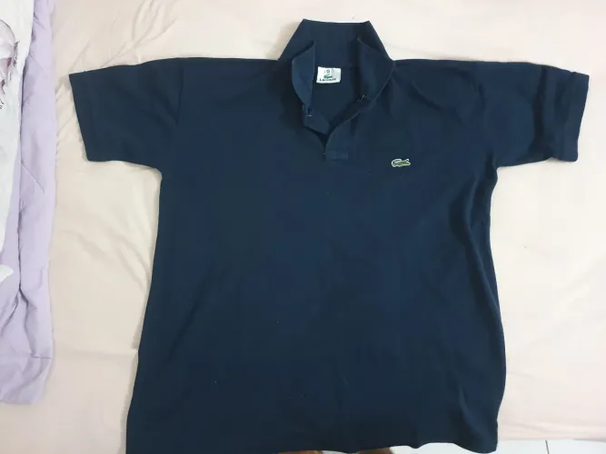 TAMANHO G CAMISA LACOSTE AZUL MARINHO