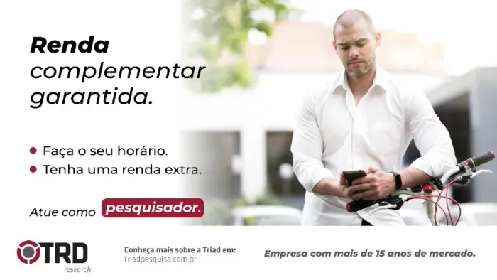 Pesquisador(a) de Mercado Local - Atuação Externa - SANTO ANTONIO DA PLATINA - PR