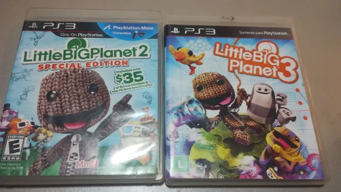 Little big planet 2 e 3 coleção ps3 