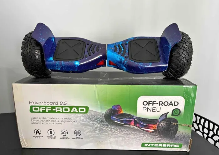 Hoverboard 8.5 off road novo, lacrado na caixa