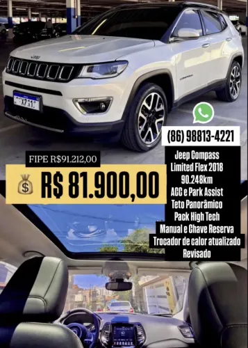 Jeep Compass Limited 2.0 4X2 Flex 16V Aut. 2018