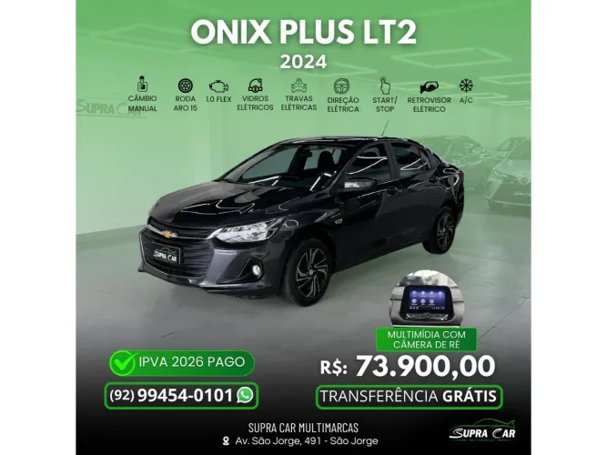 Chevrolet Onix Plus LT 1.0 12V Flex Mec. 4P 2024