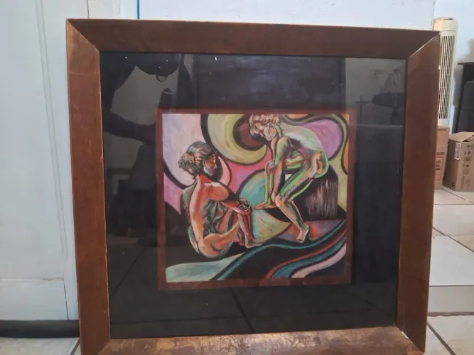 Quadro pintura aquarela