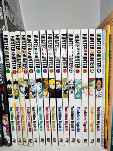 Mangás Hunter x Hunter vol 1 ao 27 faltando alguns