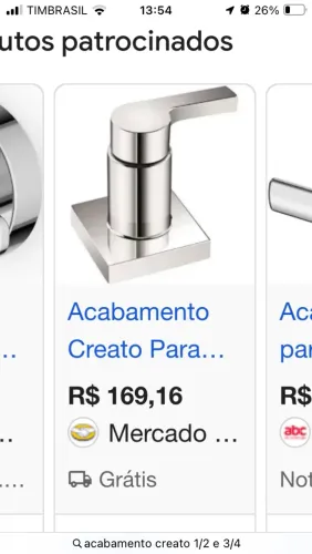 Acabamentos Creato 1/2 e 3/4