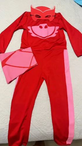 Conjunto Fantasia Corujita tamanho 6 com Máscara 