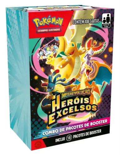 Combo de Booster Heróis Excelsos Pokémon