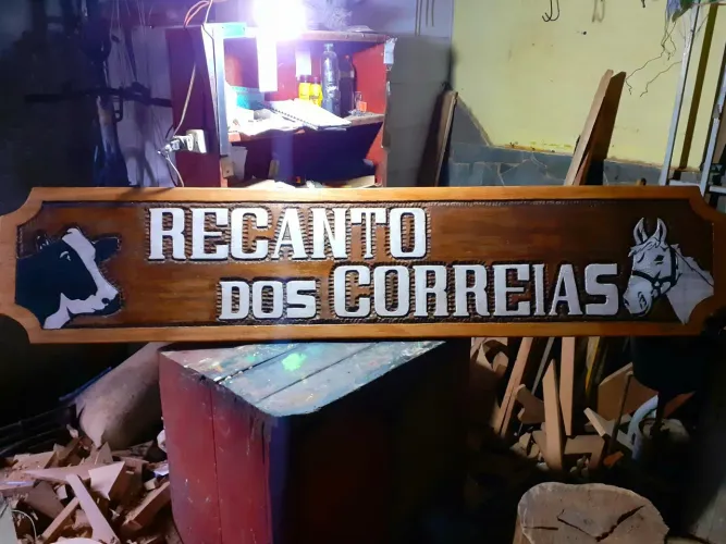 Placas tamanhos especiais para Haras, Fazendas, Sítios 