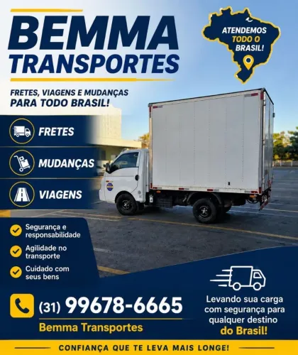 FRETES, CARRETOS E MUDANÇAS - ATENDIMENTO RÁPIDO E SEGURO<br>