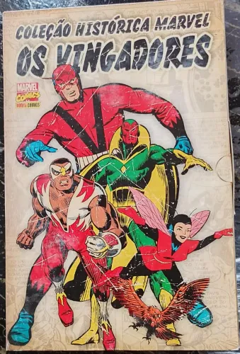 Hq Coleção Histórica Marvel Os Vingadores Volumes 5 Ao 8 + Box Panini (usado)